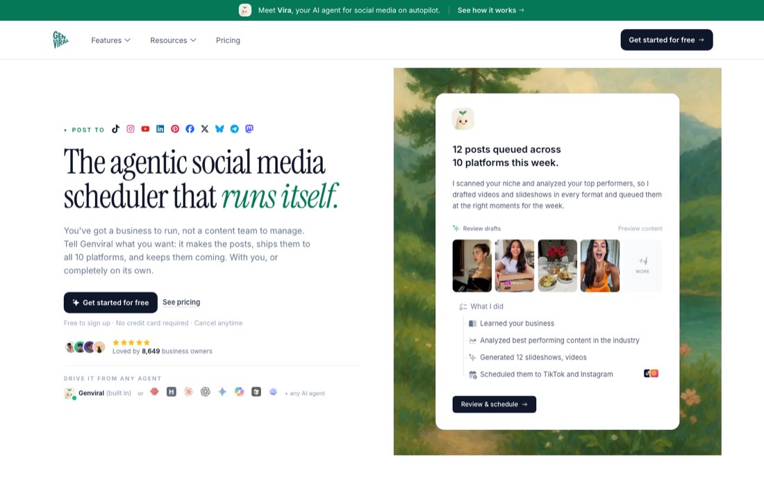 genviral.io, captured after a deploy